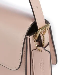 Zoe Schultertasche fein genarbtes Rindsleder powder