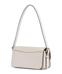 Zoe Schultertasche fein genarbtes Rindsleder creme