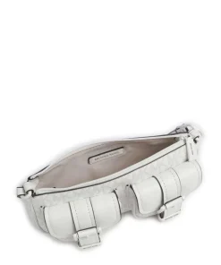 Zoe Small Schultertasche Lederimitat weiß