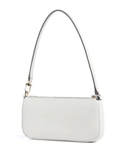 Zoe Small Schultertasche genarbtes Rindsleder weiß