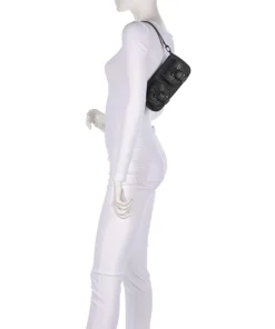 Zoe Small Schultertasche Lederimitat schwarz