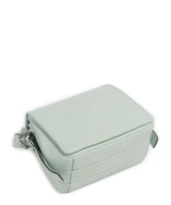 Zoom Umhängetasche genarbtes Rindsleder mintgrün